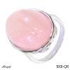 Bague 5009-QR en Quartz rose véritable