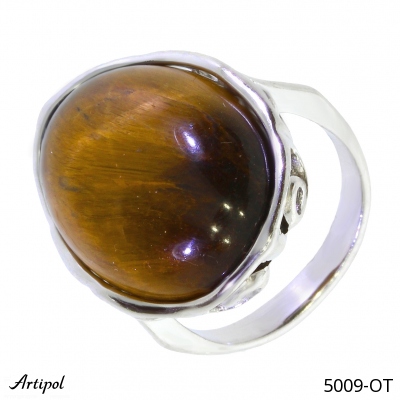 Ring 5009-OT with real Tiger's eye