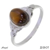 Ring 2203-OT with real Tiger's eye