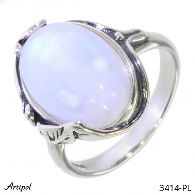 Ring 3414-PL with real Moonstone