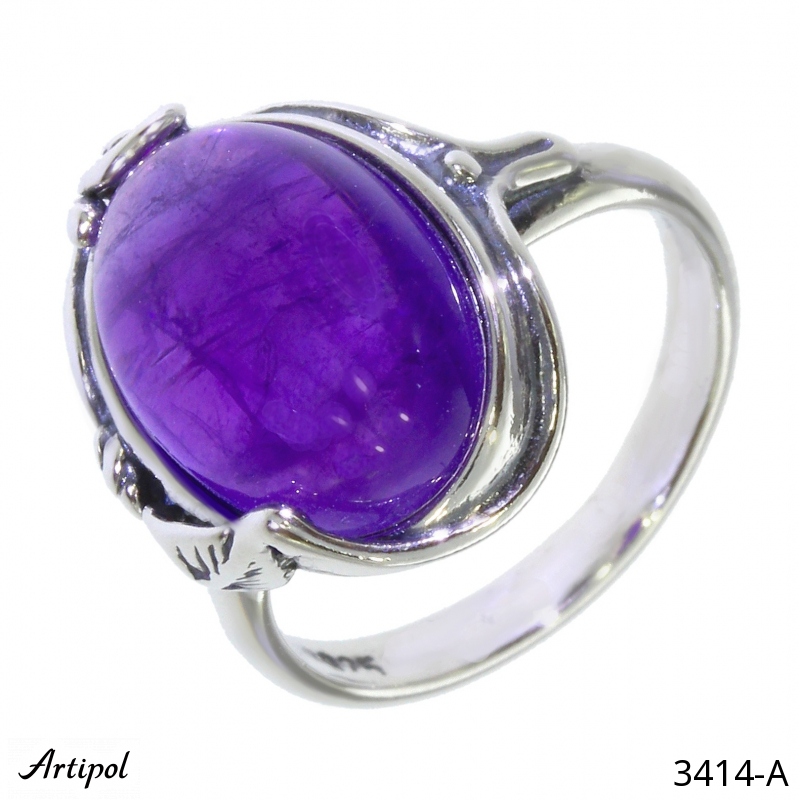 Bague 3414-A en Amethyste véritable