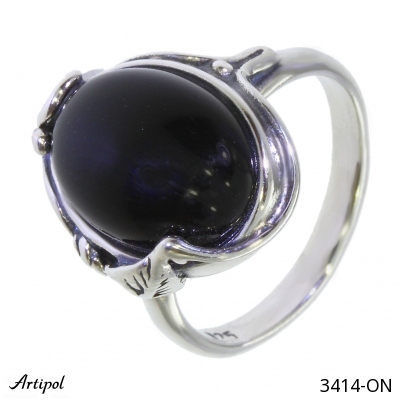 Ring 3414-ON with real Black Onyx
