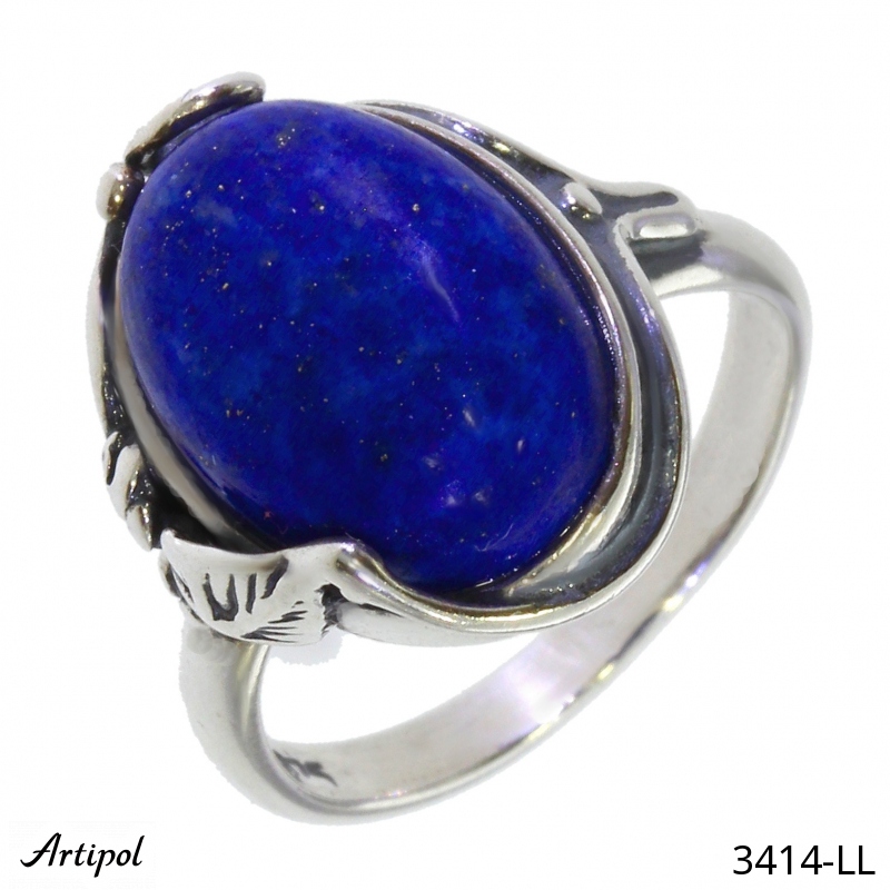 Ring 3414-LL with real Lapis lazuli