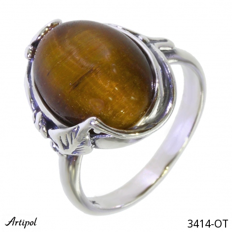 Ring 3414-OT with real Tiger’s Eye