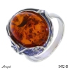 Ring 5412-B with real Amber