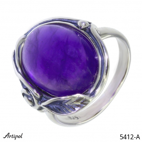 Ring 5412-A with real Amethyst