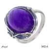 Ring 5412-A with real Amethyst
