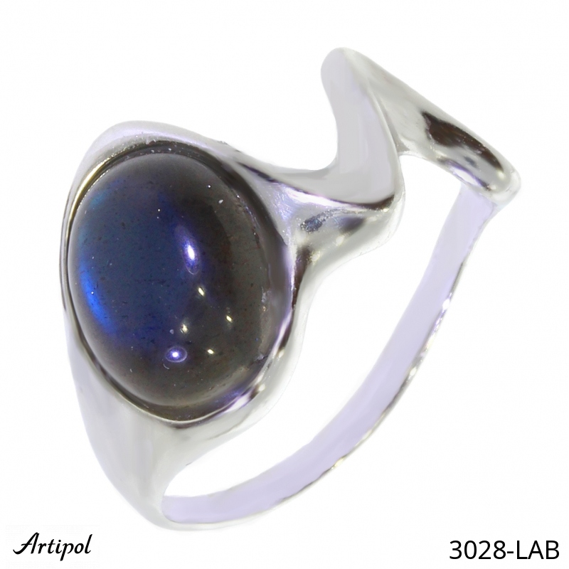 Ring 3028-LAB with real Labradorite