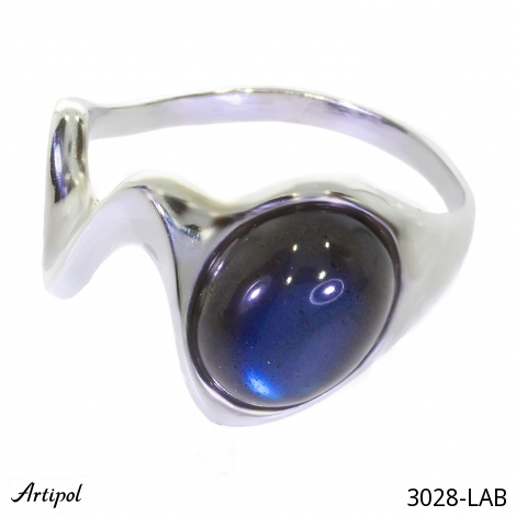 Ring 3028-LAB mit echter Labradorit