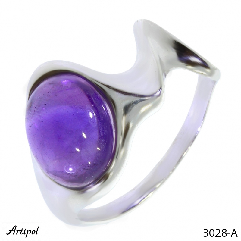 Ring 3028-A mit echter Amethyst