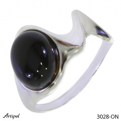 Ring 3028-ON with real Black onyx