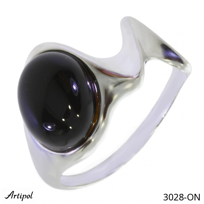 Ring 3028-ON with real Black Onyx