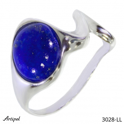 Ring 3028-LL with real Lapis lazuli