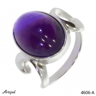 Ring 4606-A with real Amethyst