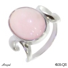 Ring 4606-QR with real Rose quartz