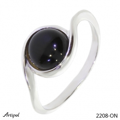 Ring 2208-ON with real Black Onyx