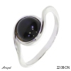 Ring 2208-ON mit echter Schwarzem Onyx