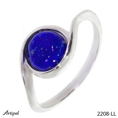 Ring 2208-LL with real Lapis lazuli
