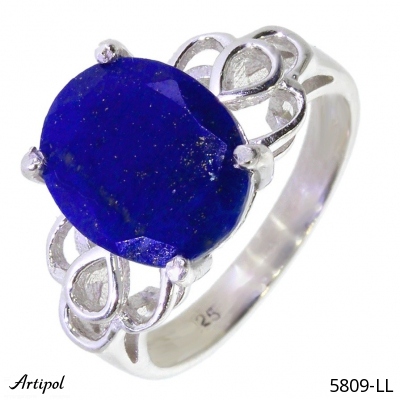 Ring 5809-LL mit echter Lapis Lazuli