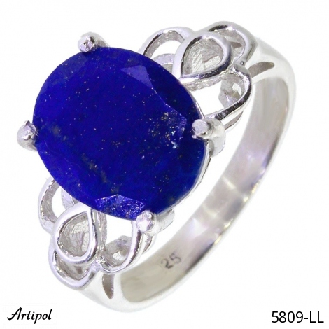 Ring 5809-LL with real Lapis lazuli