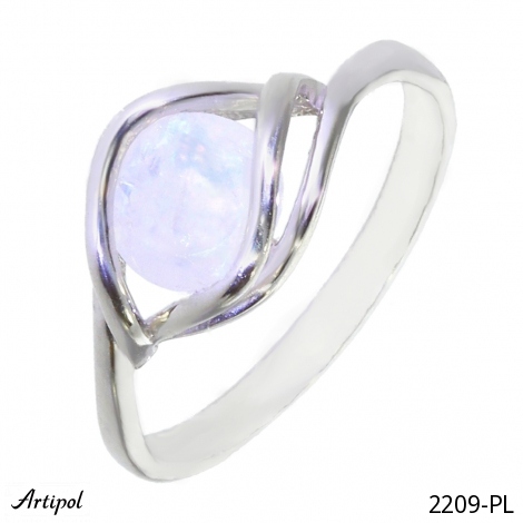 Ring 2209-PL with real Moonstone