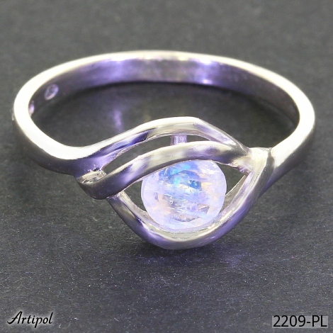 Ring 2209-PL with real Moonstone