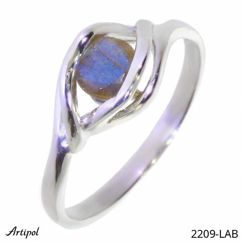 Ring 2209-LAB with real Labradorite