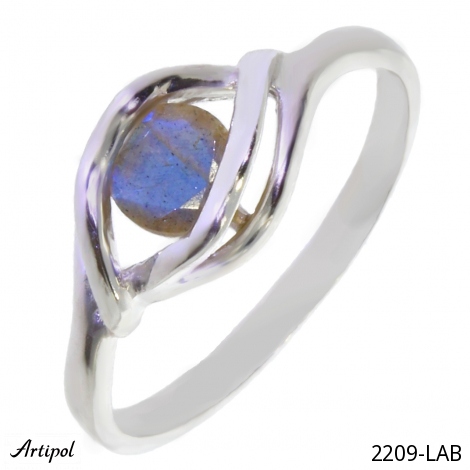 Bague 2209-LAB en Labradorite véritable