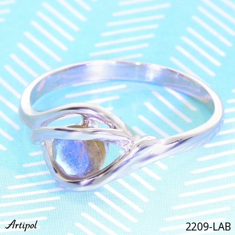 Ring 2209-LAB mit echter Labradorit