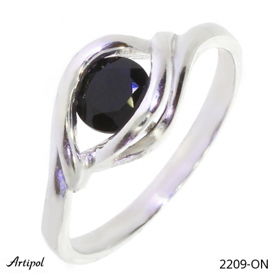 Ring 2209-ON with real Black Onyx