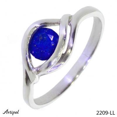 Ring 2209-LL with real Lapis lazuli