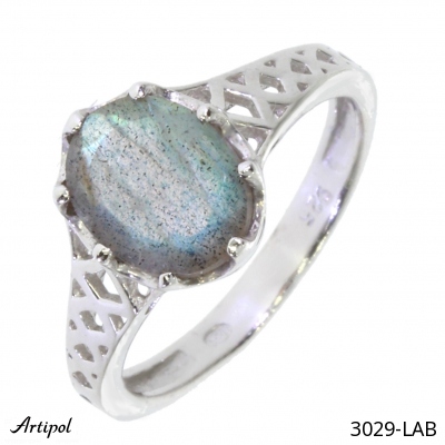 Ring 3029-LAB with real Labradorite
