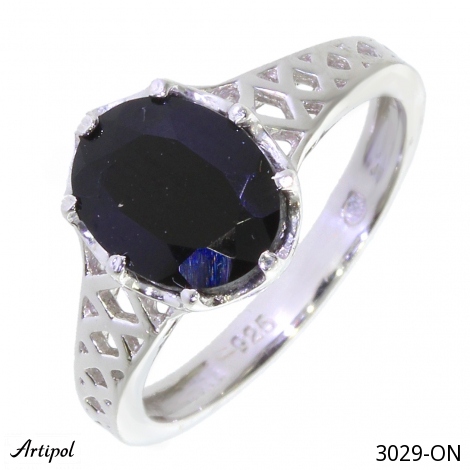 Ring 3029-ON with real Black Onyx