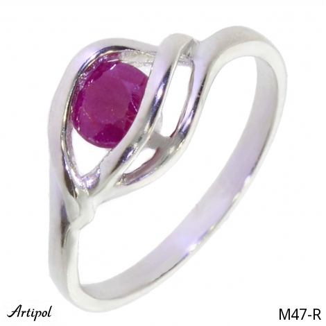 Bague M47-R en Rubis véritable