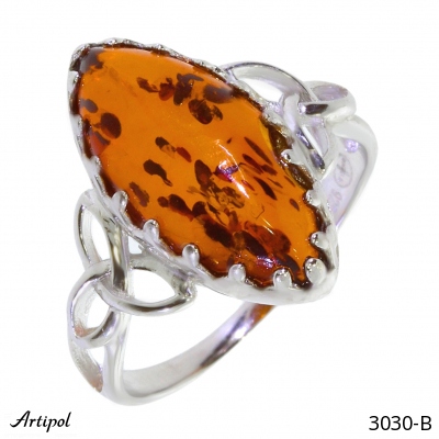 Ring 3030-B mit echter Bernstein