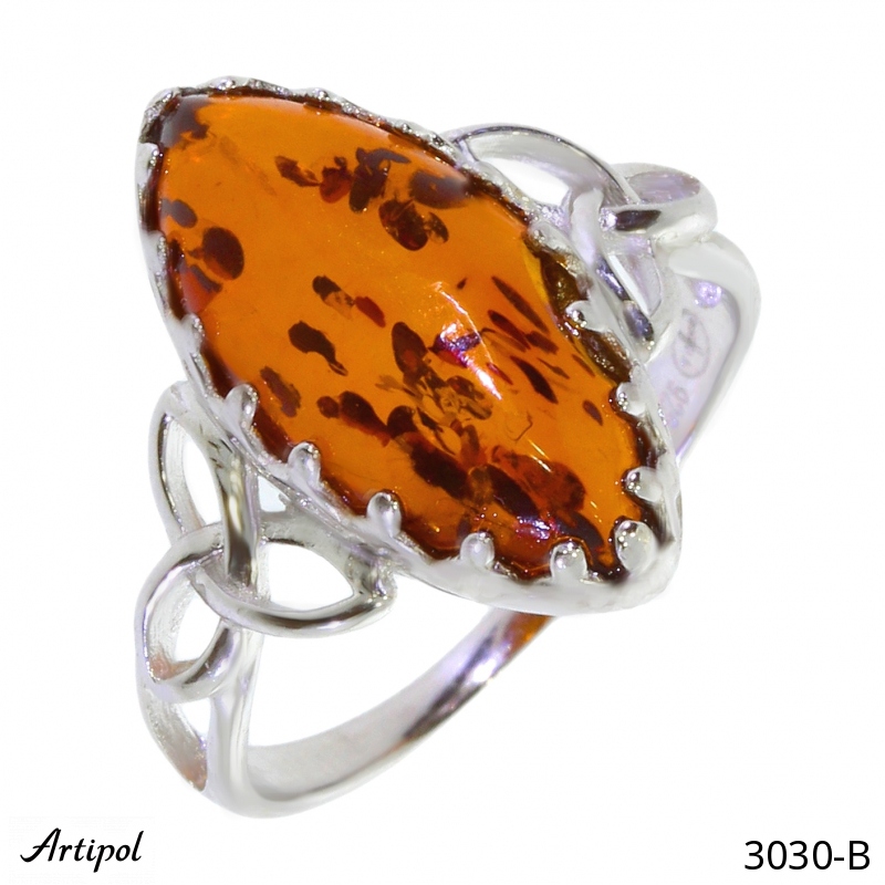 Bague 3030-B en Ambre véritable