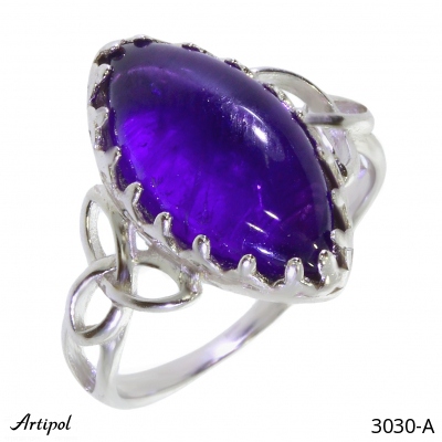 Ring 3030-A with real Amethyst