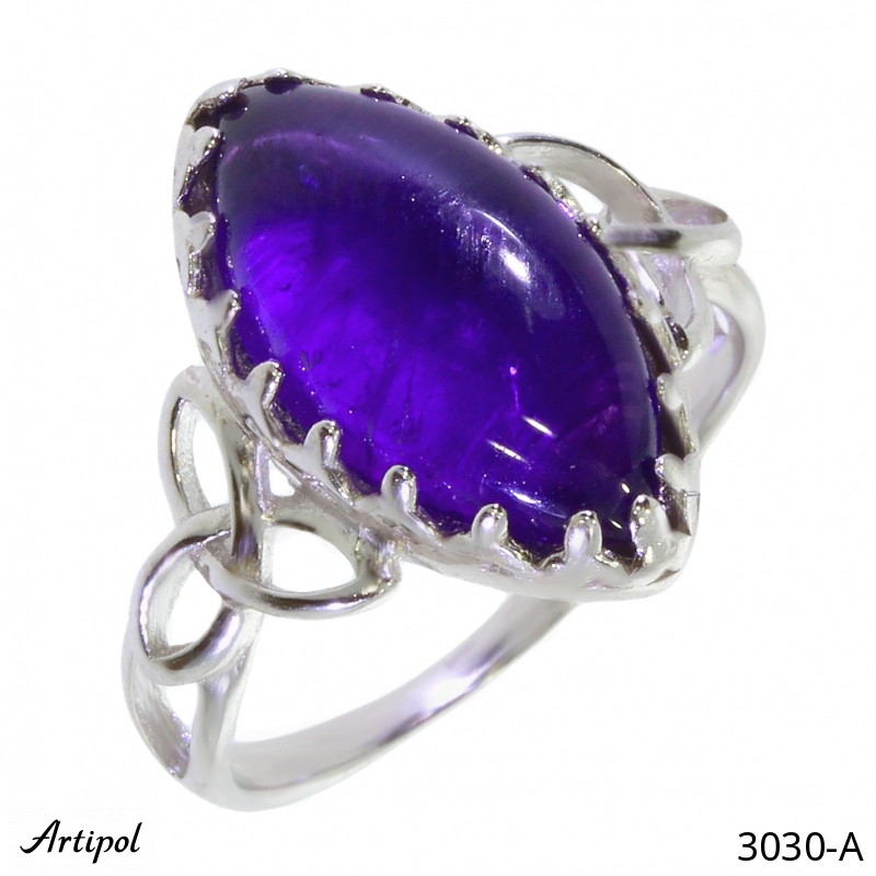 Ring 3030-A mit echter Amethyst