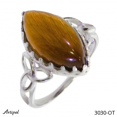 Ring 3030-OT with real Tiger's eye