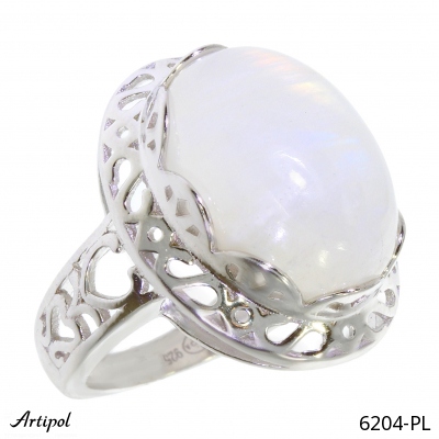Ring 6204-PL with real Moonstone