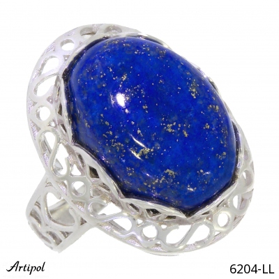 Ring 6204-LL with real Lapis lazuli