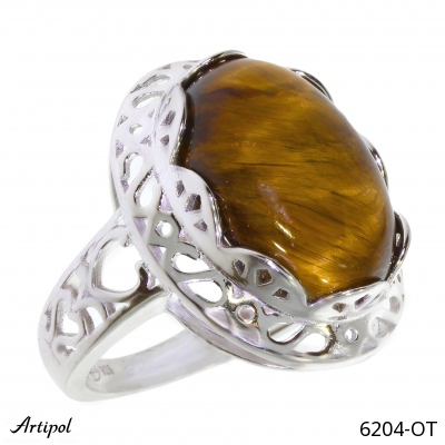 Ring 6204-OT with real Tiger's eye