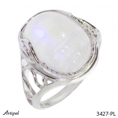 Ring 3427-PL with real Moonstone
