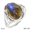 Ring 3427-LAB with real Labradorite