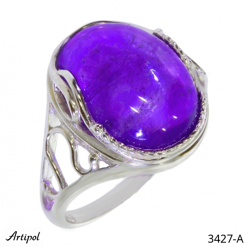 Ring 3427-A with real Amethyst