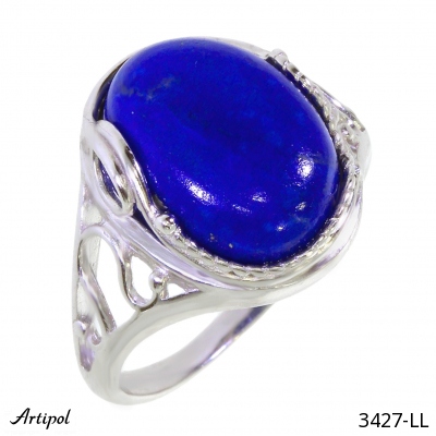 Ring 3427-LL with real Lapis lazuli