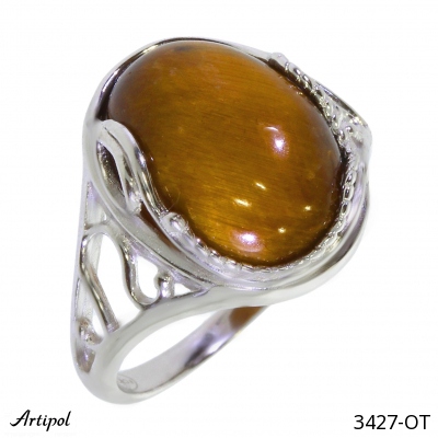 Ring 3427-OT with real Tiger Eye
