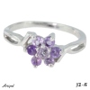 Ring J02-AF mit echter Amethyst