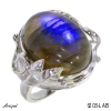 Ring 6203-LAB with real Labradorite