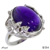 Ring 6203-A with real Amethyst